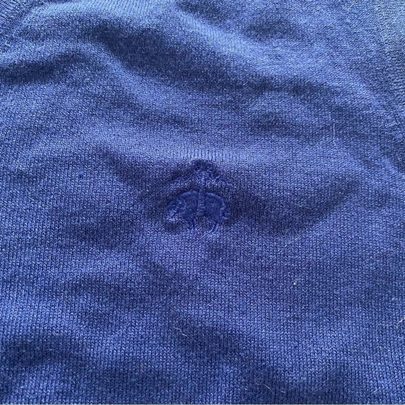 NWOT Brooks Brothers 346 Navy Sweater Vest Sz M - Picture 3 of 5
